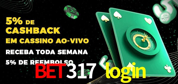Promoções do cassino ao Vivo bet317 login
